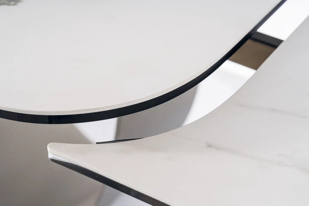 STÓŁ INFINITY CERAMIC BIAŁY AMBER BIANCO/MIEDZIANY 160(240)X95 SIGNAL