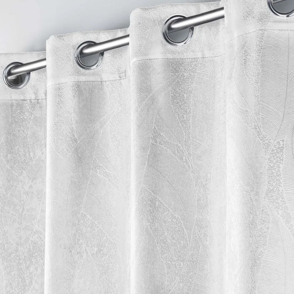 Biała aksamitna zasłona zaciemniająca 135x280 cm Melodie – douceur d'intérieur