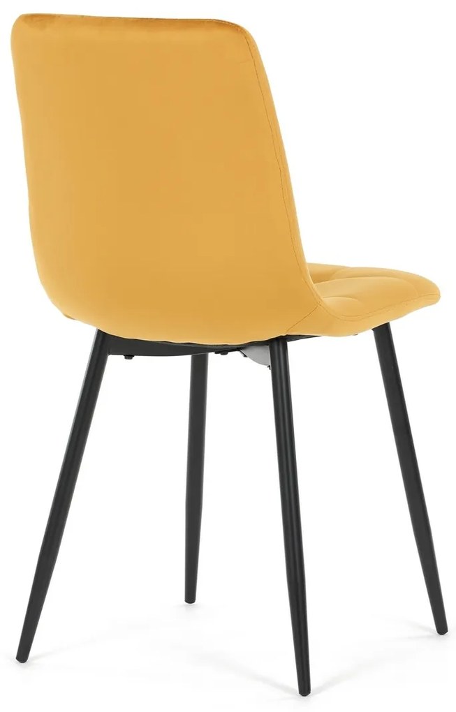 Zestaw krzeseł do jadalni CT-281 YEL4, 4 szt.