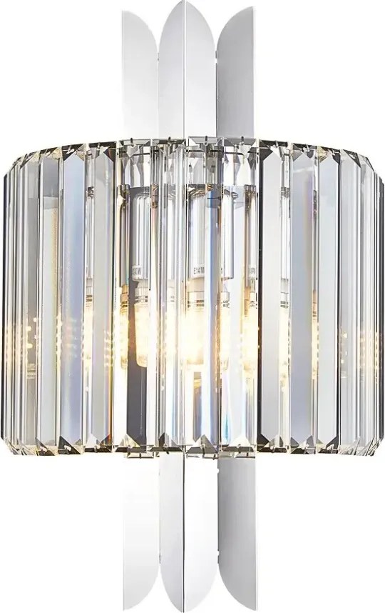 Kinkiet glamour ze szklanym kloszem - K573- D3-N42