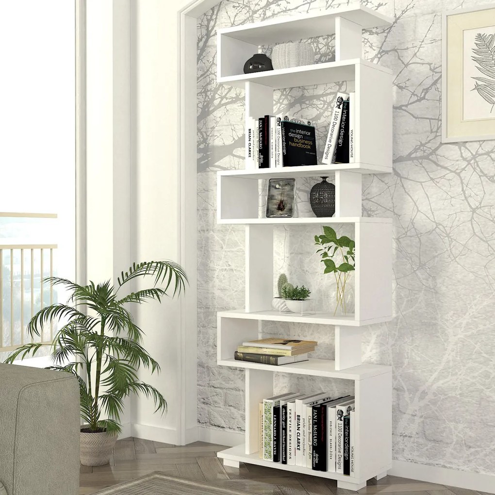 Blok biblioteczny biały