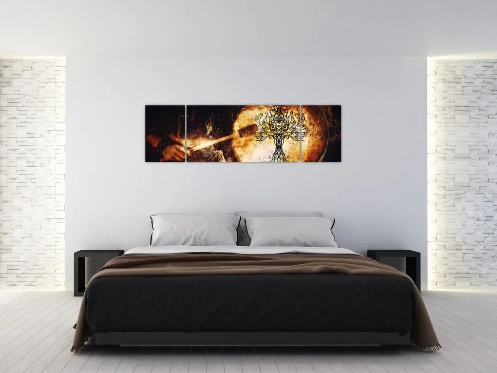 Obraz - Tajemnicze drzewo życia (170x50 cm)