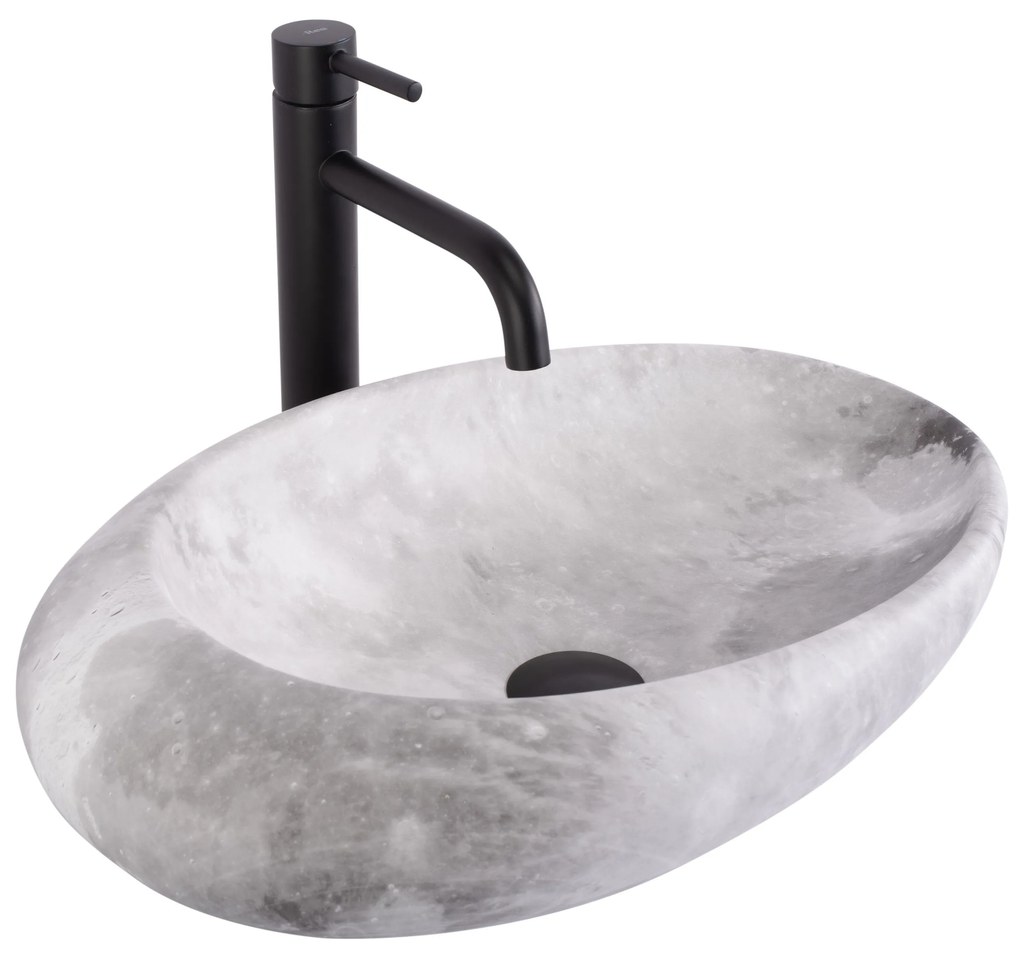 Umywalka nablatowa Rea Roxy C Stone L.GREY