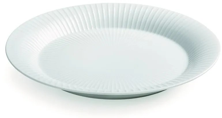 Biały porcelanowy talerz Kähler Design Hammershoi, ⌀ 27 cm