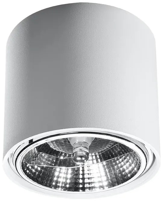 Plafon Led Biały Nowoczesny Tuba G6-W88