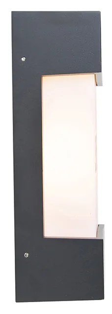 Zewnetrzna Nowoczesny Kinkiet / Lampa scienna zewnętrzny ciemnoszary IP44 - Tide Nowoczesny Oswietlenie zewnetrzne