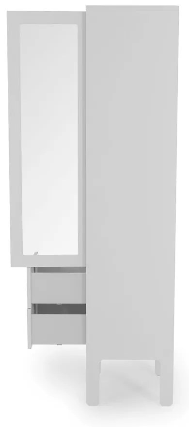 Biała witryna Tenzo Uno, szer. 40 cm