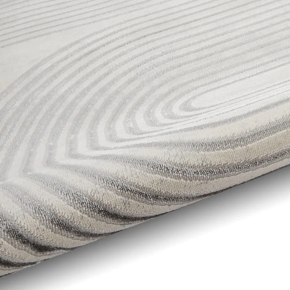 Jasnoszaro-kremowy dywan 80x150 cm Apollo – Think Rugs