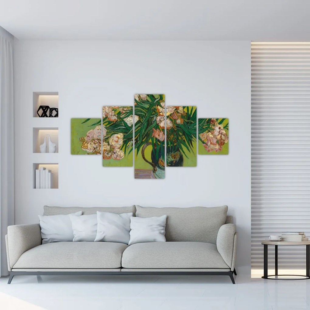 Obraz - Vincent van Gogh, Oleanders, reprodukcje (125x70 cm)