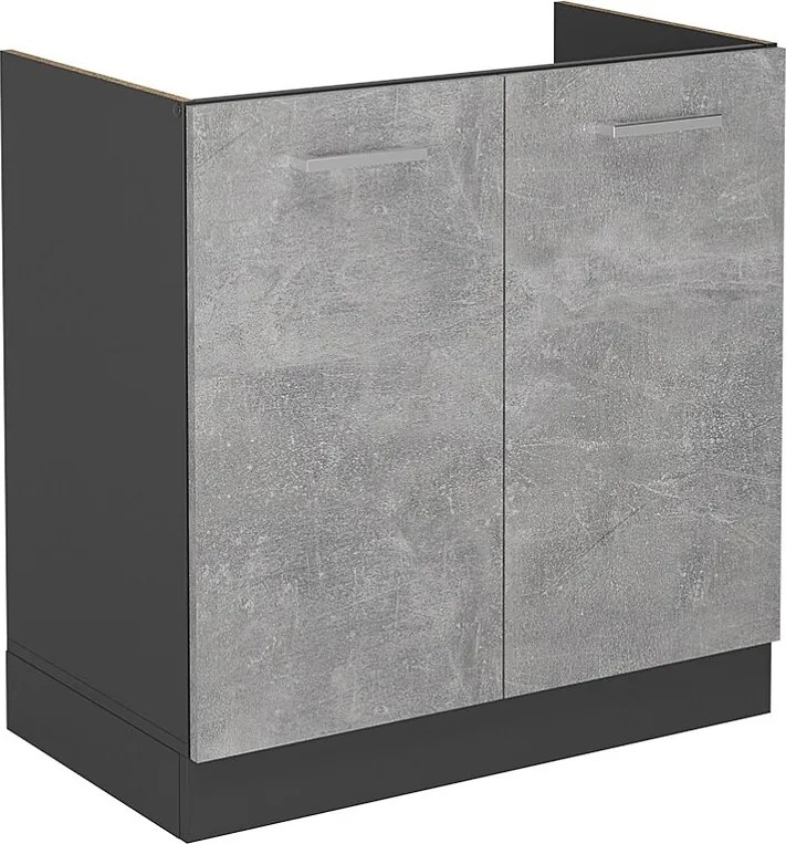 Szafka pod zlew beton 80x46x81.6 r-line