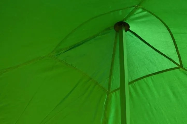 Pawilon ogrodowy Profi rozkładany 3 x 3 m - zielony 2 ściany