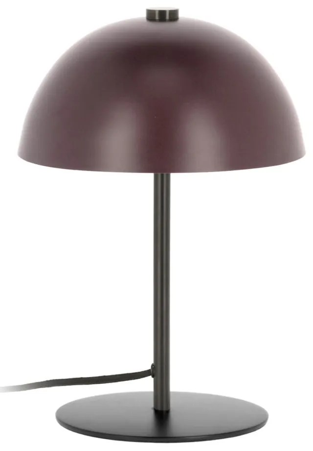 Bordowa lampa stołowa z metalowym kloszem (wys. 33 cm) Aleyla – Kave Home