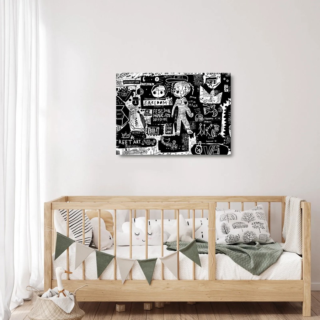 Obraz na szkle - Graffiti (70x50 cm)
