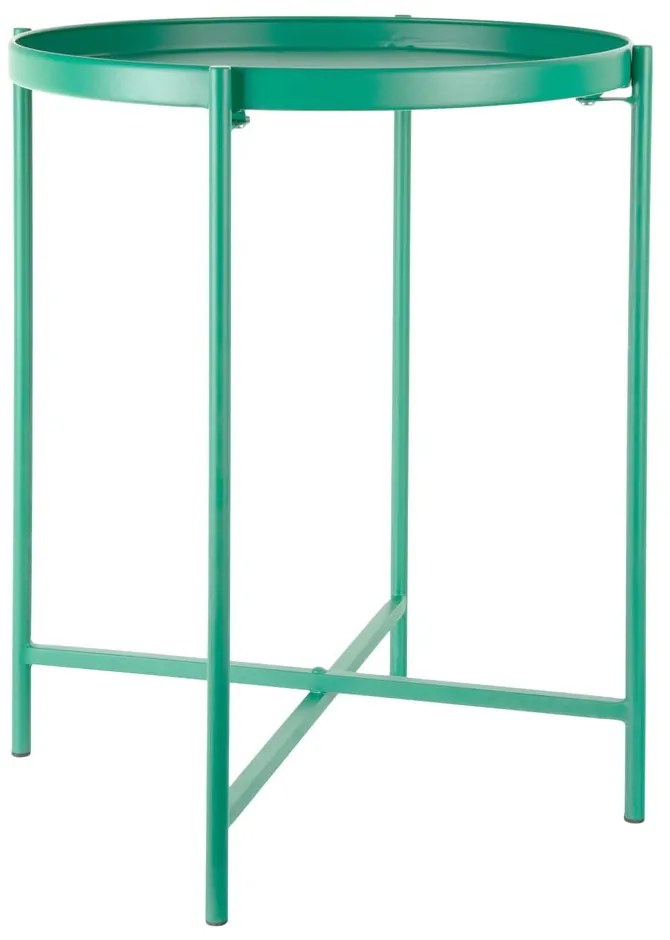 Metalowy okrągły stolik ø 40 cm Meseta – Leitmotiv
