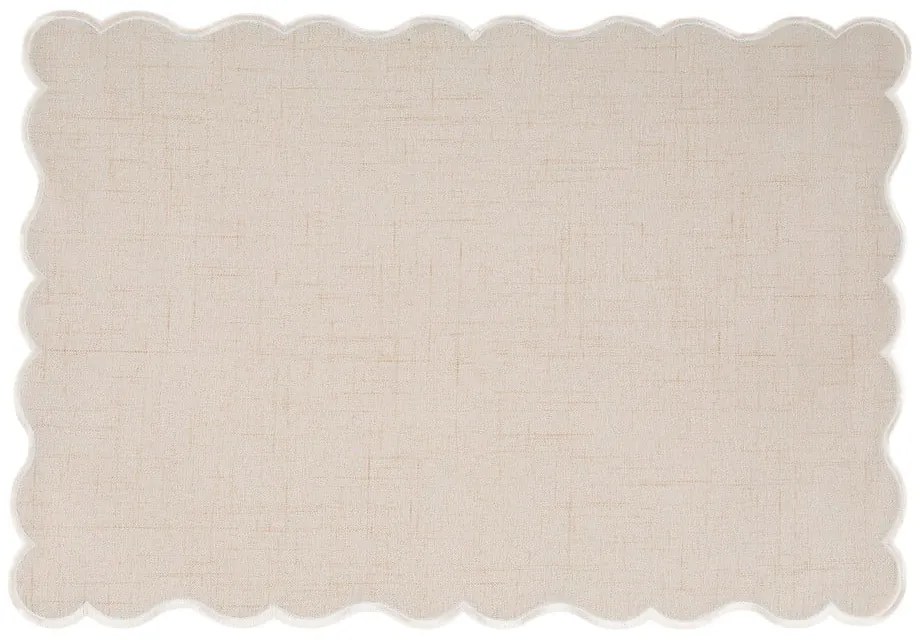 Mata stołowa z mieszanki lnu 30x43 cm Noura – Tiseco Home Studio
