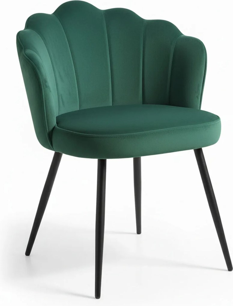 Krzeso Blume Aksamitne Czarne Nogi