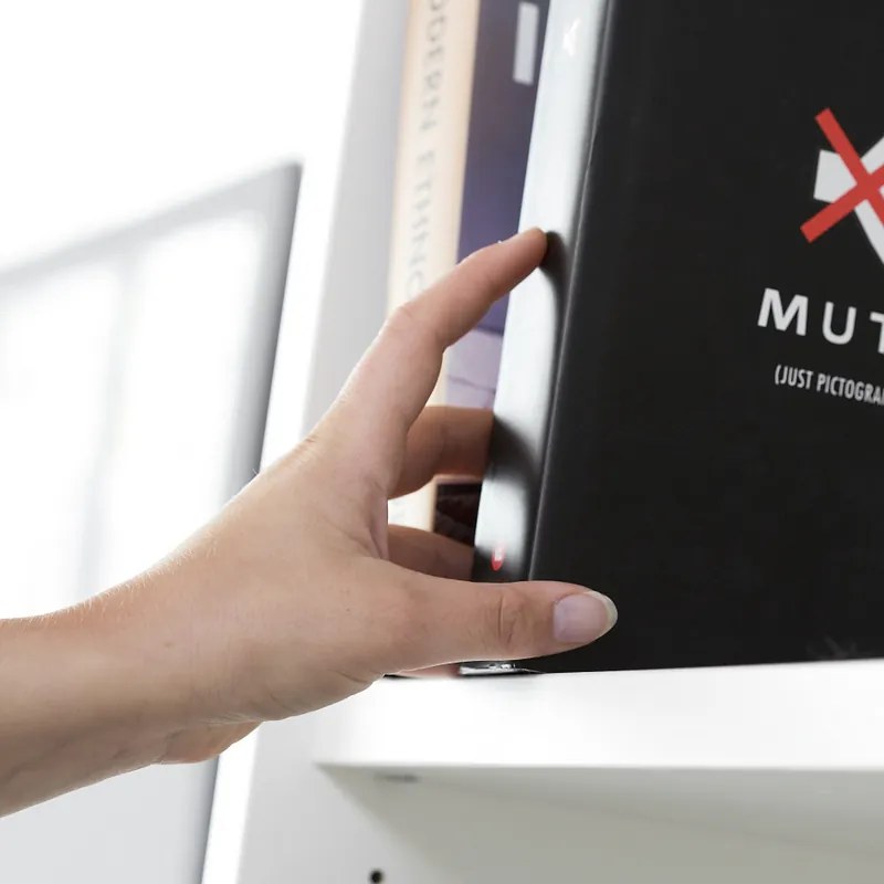 Regał biurowy 2-drzwiowy Prima biały