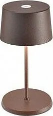 Lampa stołowa LED Olivia Pro Mini Corten, ładowalna i ściemnialna