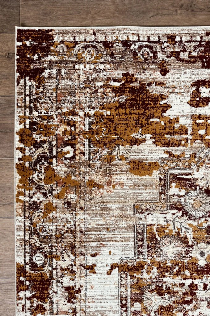 Dywan vintage Vivaldi klasyka brązowy 140 cm x 190 cm