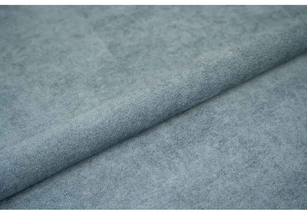 Niebieskie tapicerowane łóżko dwuosobowe ze stelażem 160x200 cm Noira Slim – Bonami Selection