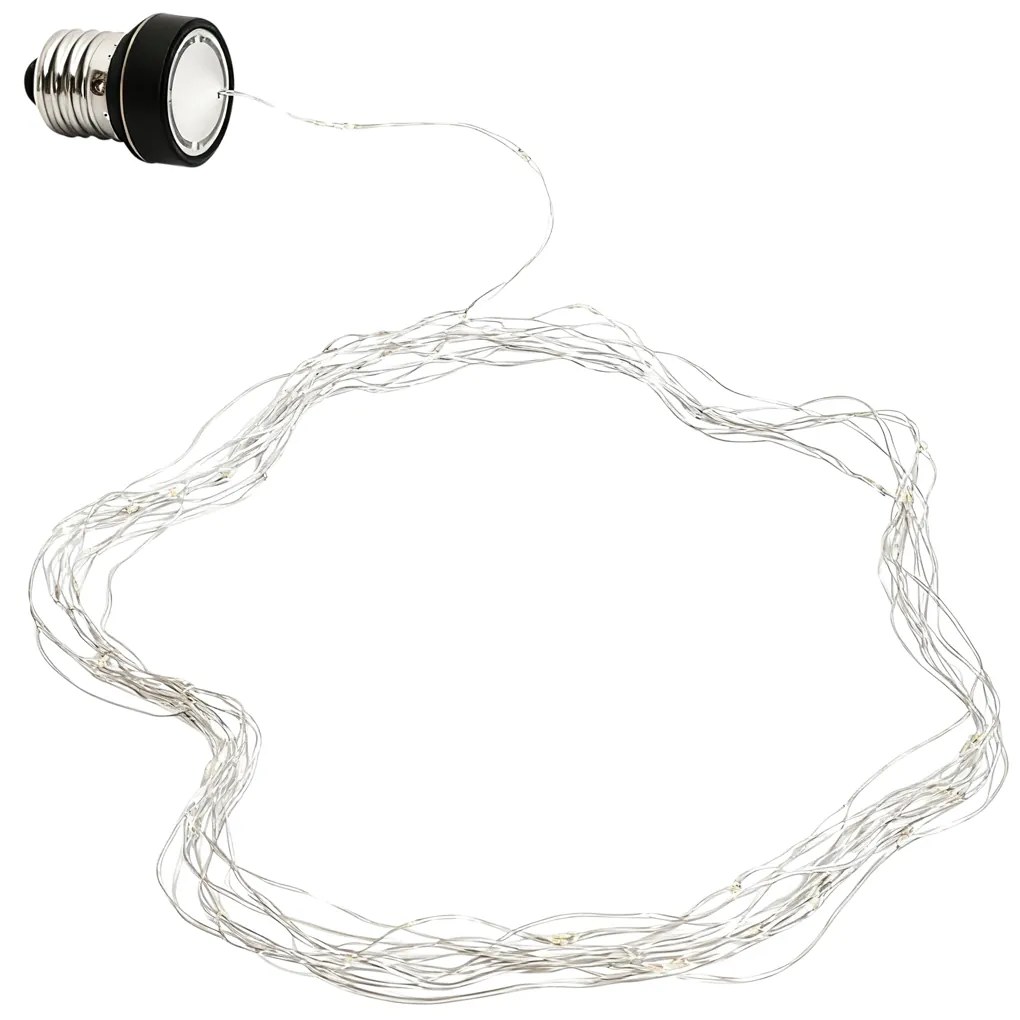 Lampa stołowa Art Deco czarna z przydymionym szkłem ze sznurem świetlnym E27 - Karel ArtDeco Oswietlenie wewnetrzne