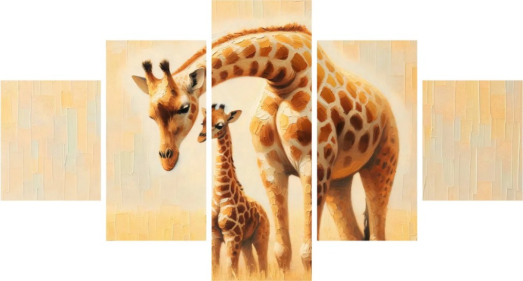 Obraz - Żyrafy (125x70 cm)