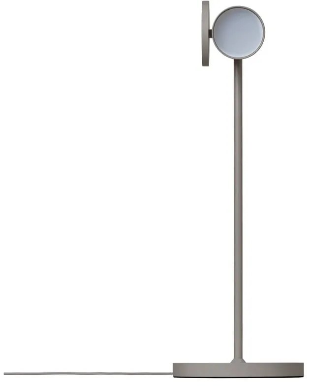 Szara lampa stołowa LED ze ściemniaczem (wysokość 44 cm) Stage – Blomus