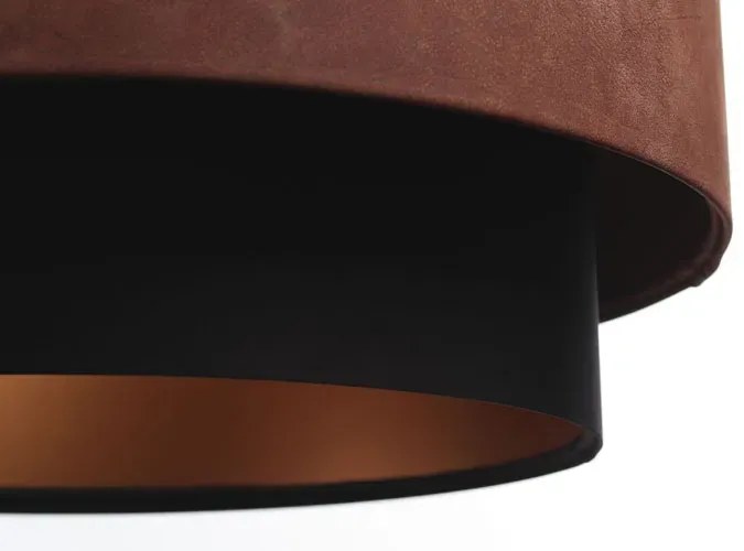 Bordowa lampa wisząca nad stół z abażurem - S429 D9-S76