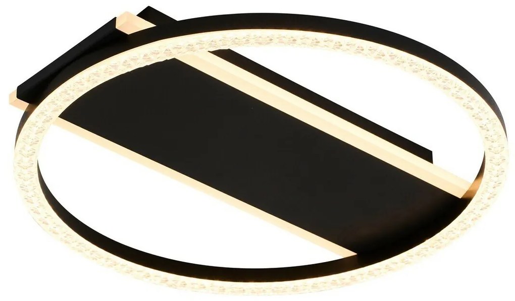 Rabalux 71369 designerska oprawa sufitowa LED z kryształami Kerstin, 24 W, 1680 lm, IP20