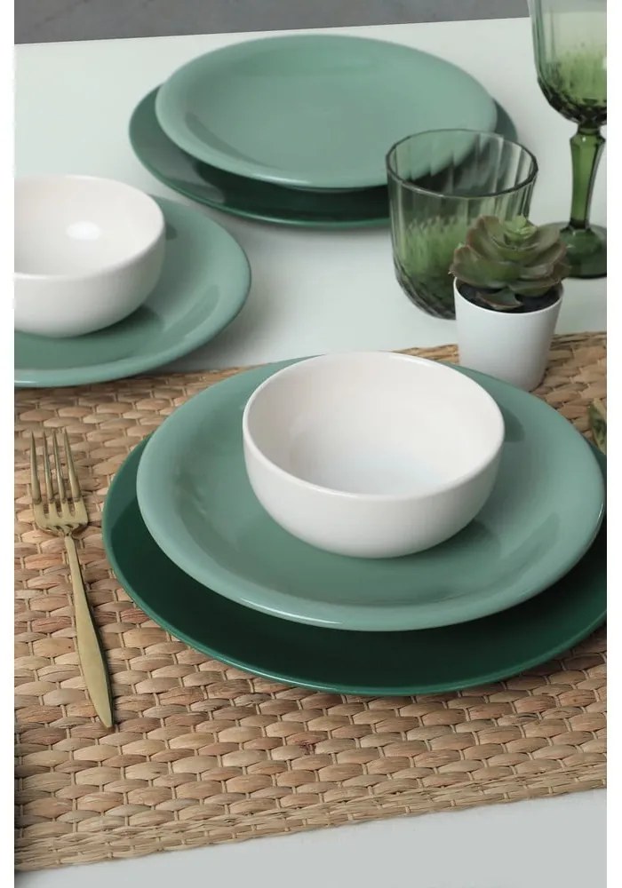 Ceramiczny zestaw talerzy 18 szt. – Hermia