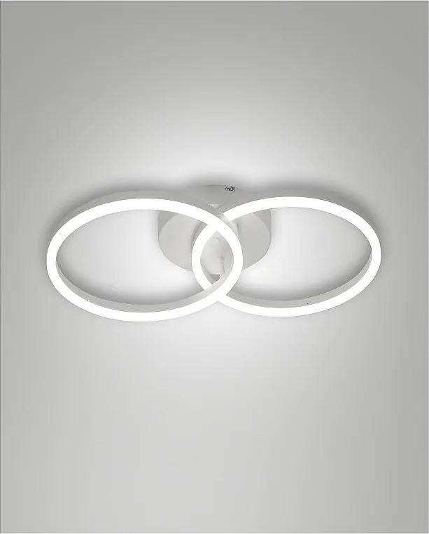 GIOTTO nowoczesna lampa sufitowa LED 36W biała 3508-22-102 Fabas Luce