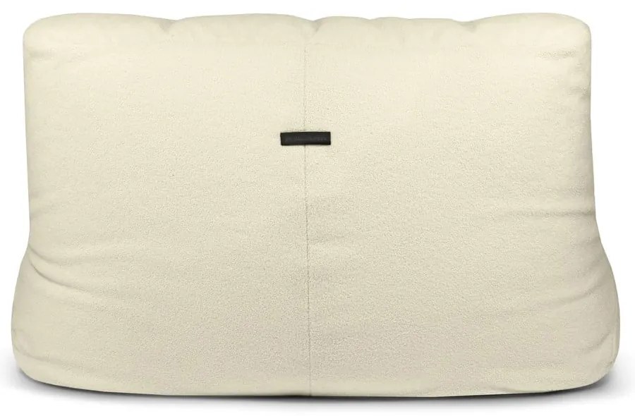 Kremowy worek do siedzenia z materiału bouclé Sofa Tube – SLOWDOWN
