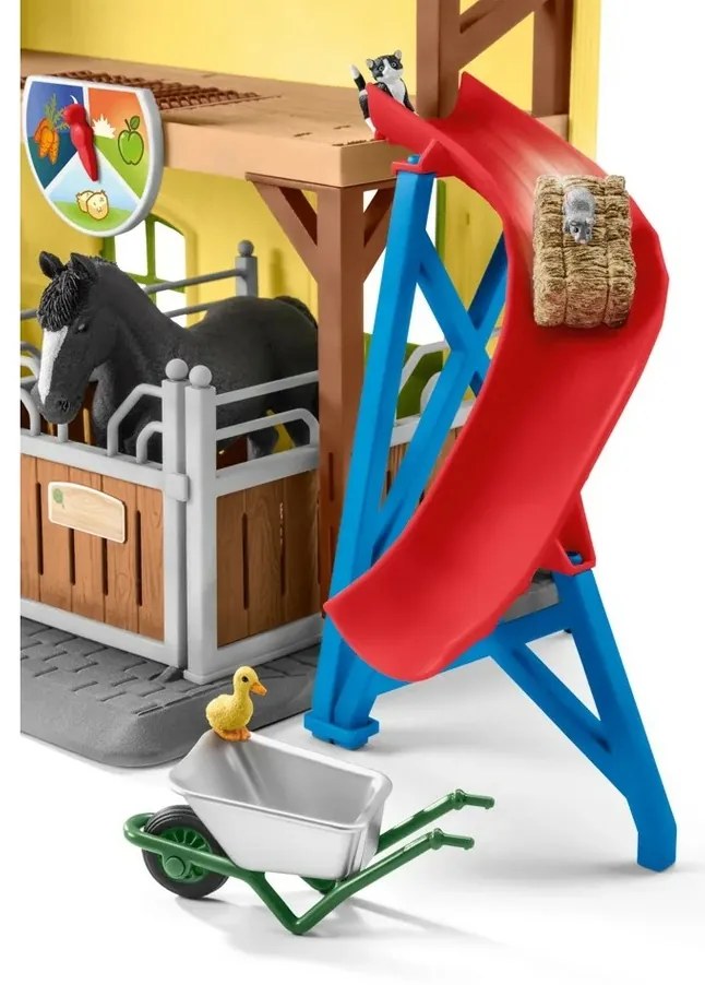 Schleich 42485 Stajnia z akcesoriami, 60 x 40 x 29,5 cm