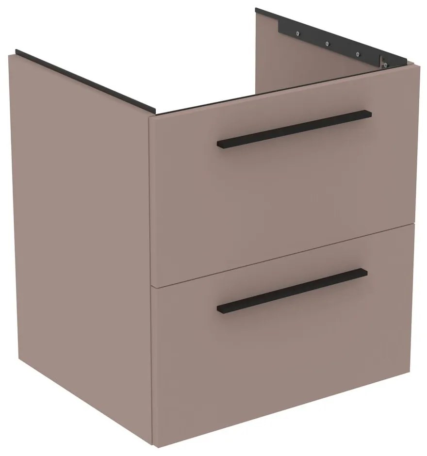 Szarobeżowa wisząca szafka pod umywalkę 60x63 cm i.Life B – Ideal Standard
