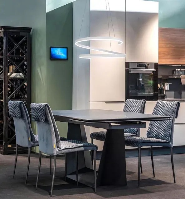 Biała lampa wisząca LED w kształcie spirali - 17X A496 B8-G26