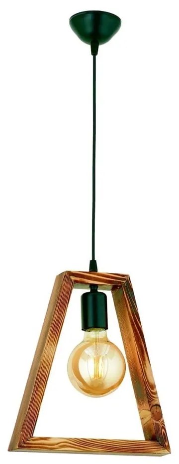 Lampa wisząca z drewna grabu Geometrik Triangle