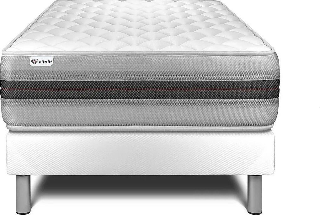 lózka z materacem VITALMEMO BACK 120 x 190 cm Rama lózka Bialy