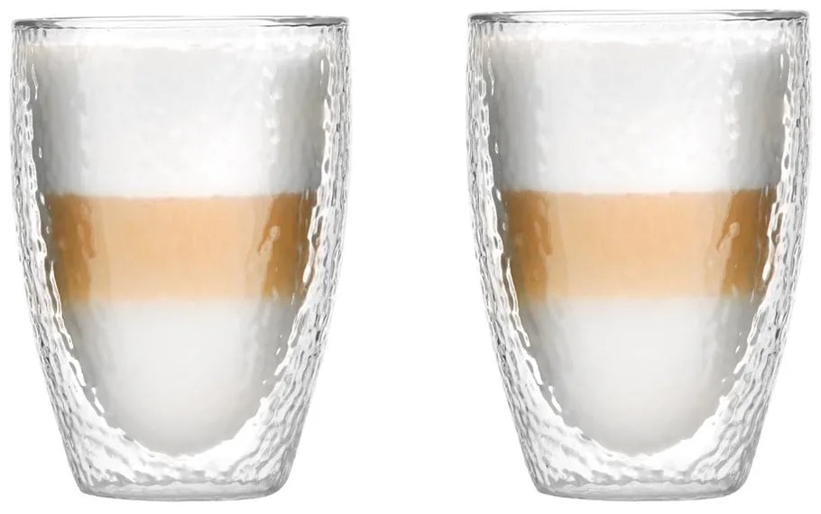 Zestaw 2 szklanek z podwójnymi ściankami Vialli Design Allessia, 350 ml