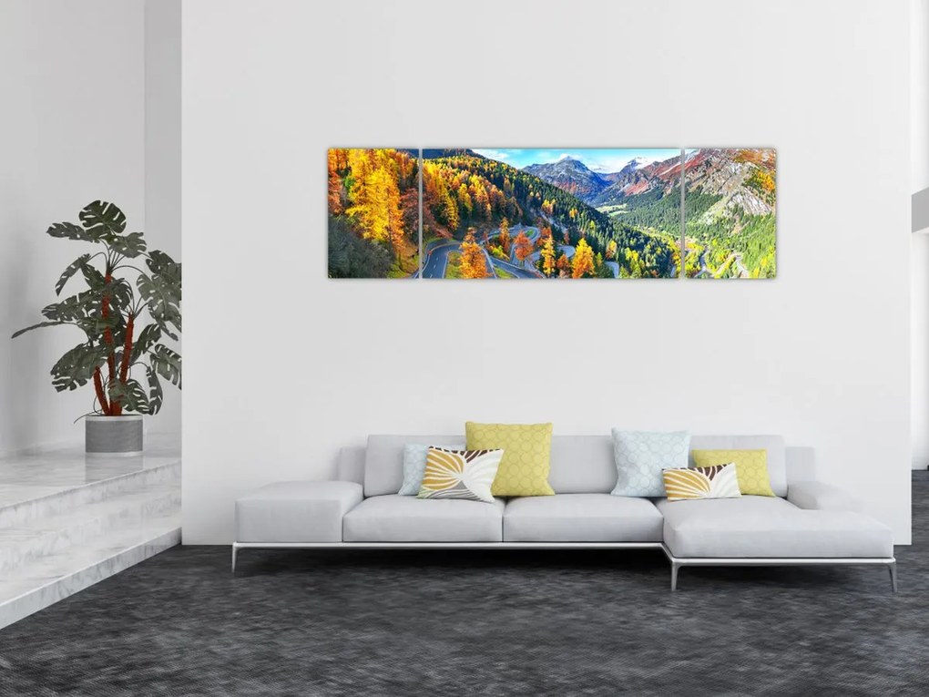 Obraz - Przełęcz Malajska (170x50 cm)