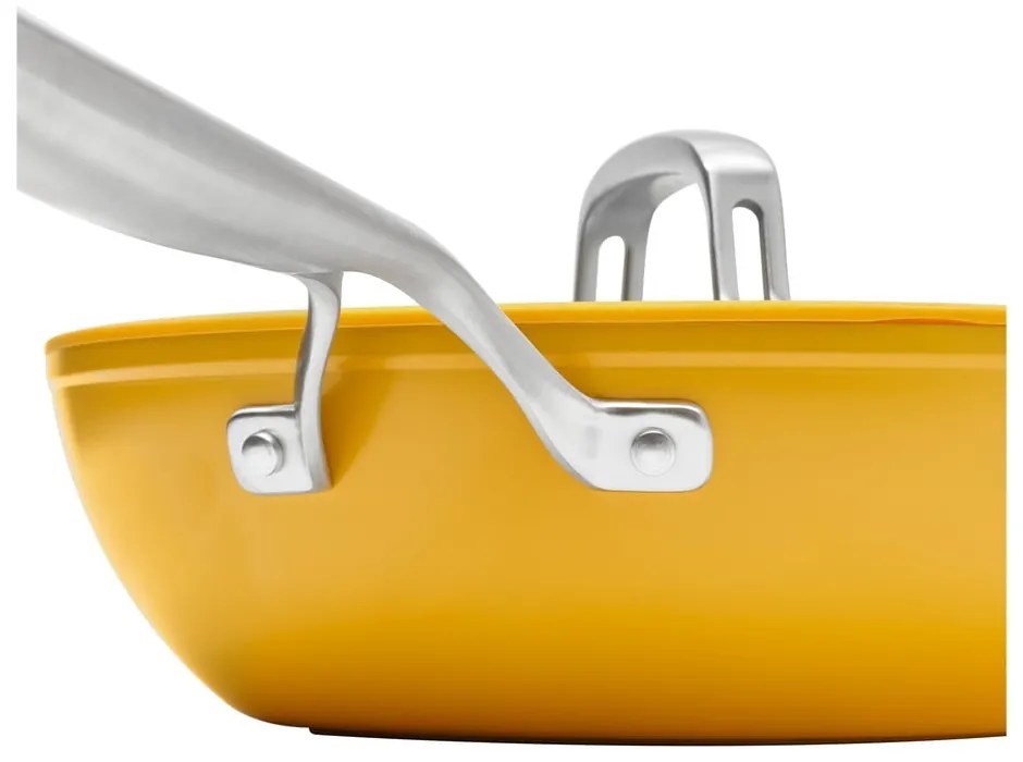 Patelnia z pokrywką/z powłoką ceramiczną wok ø 28 cm Meda 3.0 – FABINI