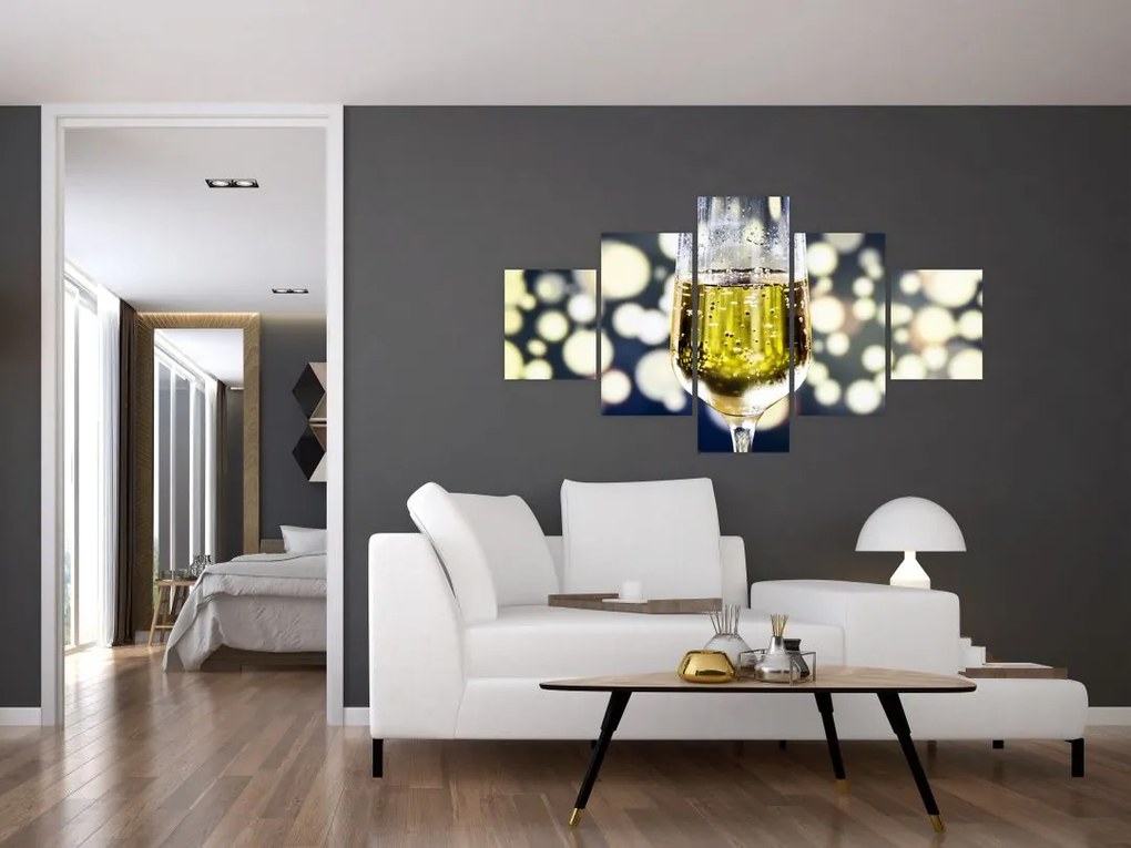 Obraz szampana (125x70 cm)