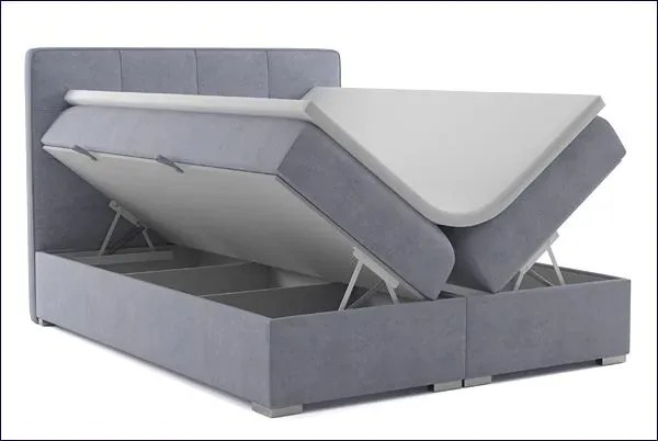 Kontynentalne łóżko małżeńskie 180x200 W6-E68