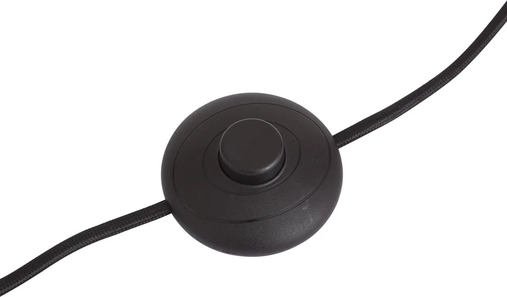 Nowoczesna lampa podłogowa czarna 3-punktowa - Jeana