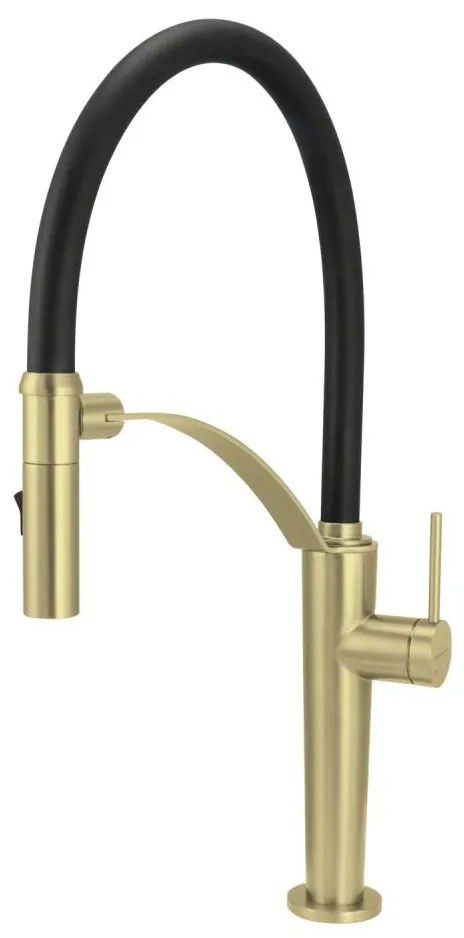 Deante BRC_R72M - Bateria kuchenna z elast. ramą CORDA szczot. zl.