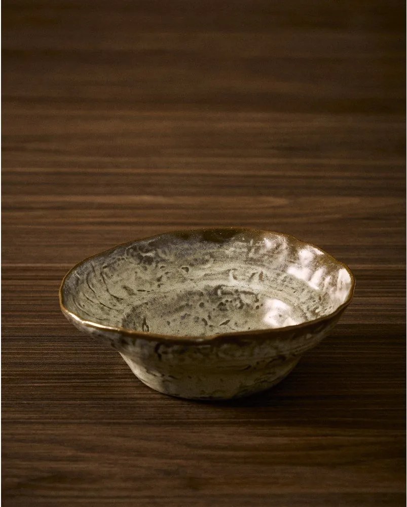 Szara ceramiczna miska na zupę Alenia – Kave Home