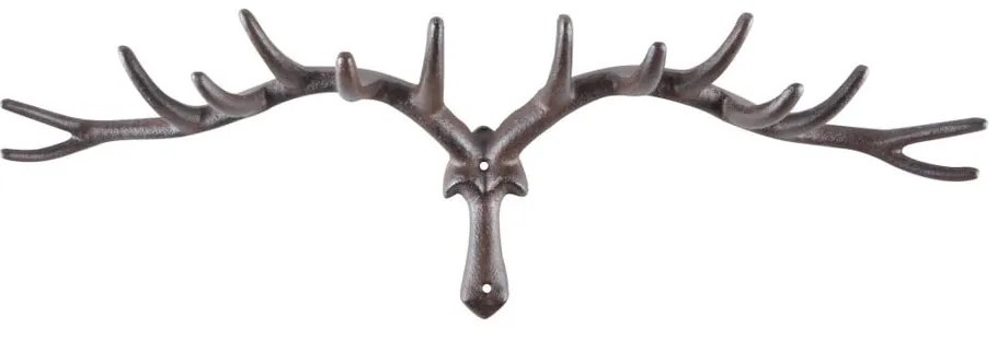 Brązowy metalowy wieszak ścienny – Esschert Design