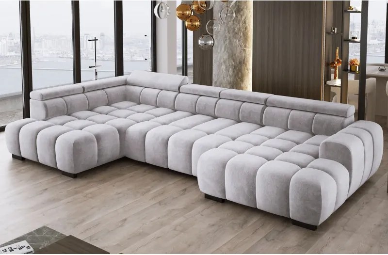 Narożnik BULL XL Lewostronny z elektryczną funkcją regulacji tkanina Salvador 14 WERSAL