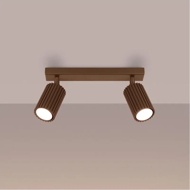 Brilagi - Oprawa punktowa LED CRESTO 2xGU10/10W/230V brązowa