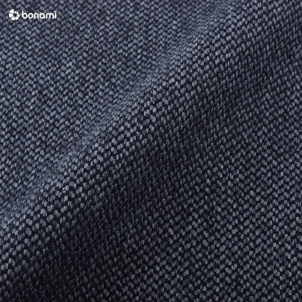 Ciemnoniebieskie tapicerowane łóżko dwuosobowe ze schowkiem i stelażem 200x200 cm Arendal – Cosmopolitan Design