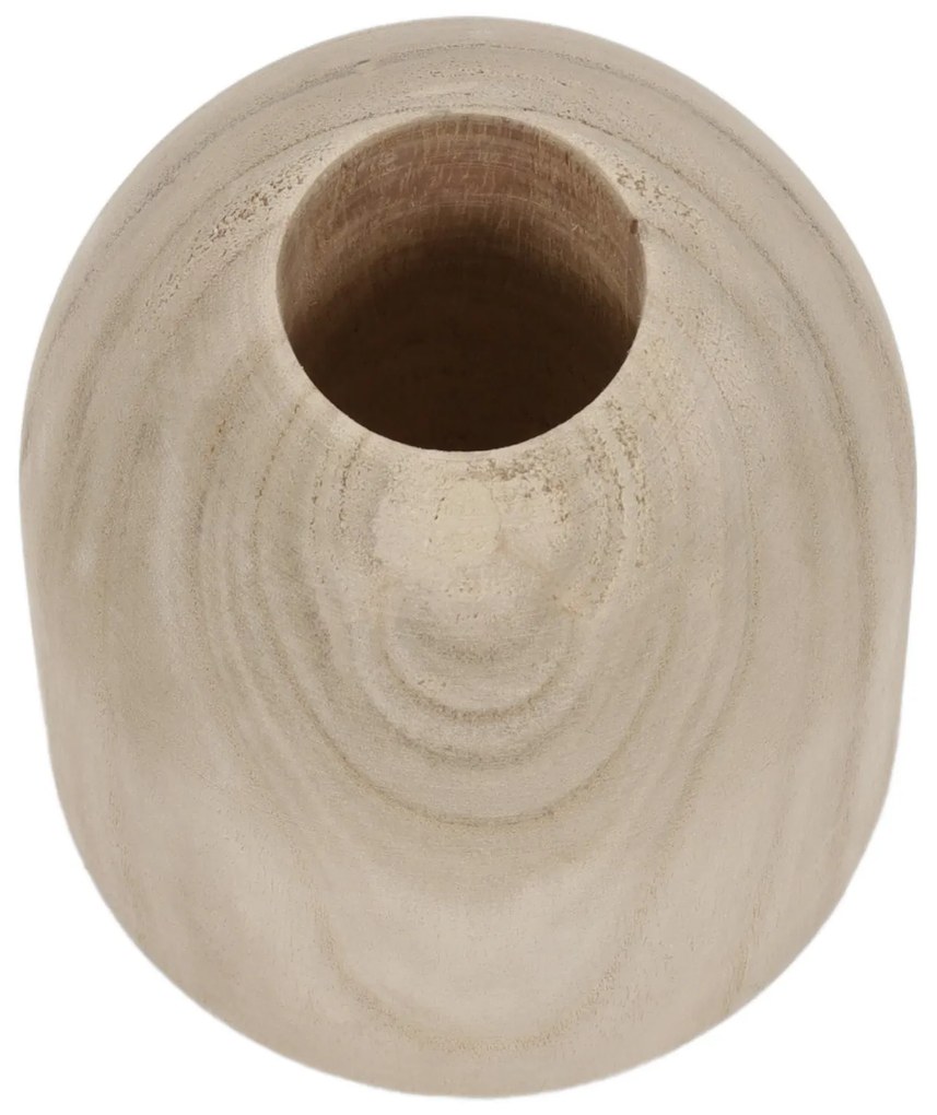 Dekoracja, wazon drewniany Pure